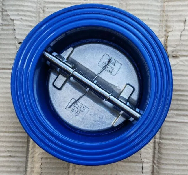 gömbgrafitos öntöttvas dupla-tárcsás ostya-típusú visszacsapó szelep