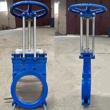 gömbgrafitos öntöttvas kézi késes tolózár