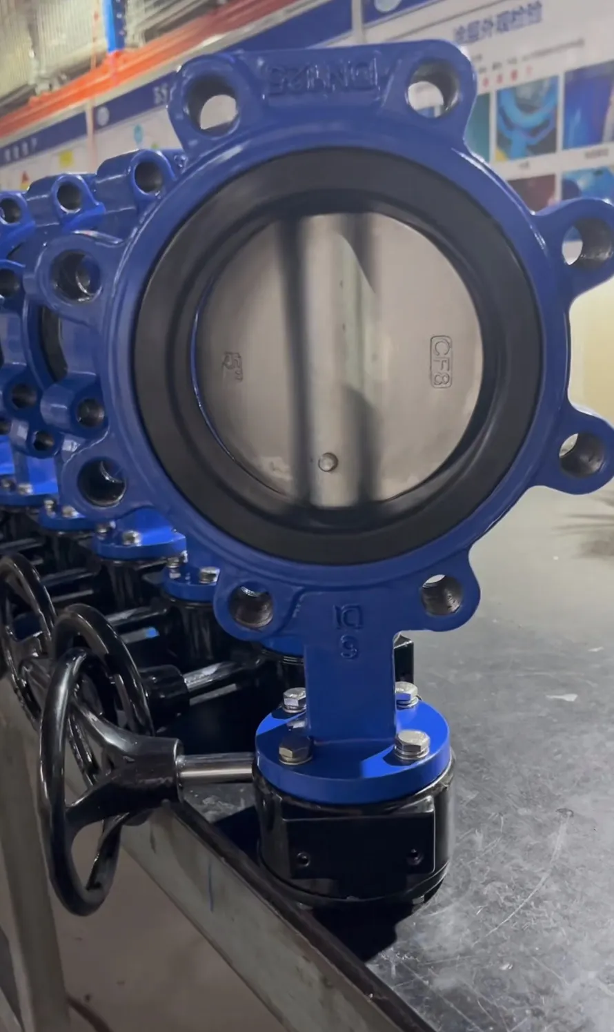 Füles típusú pillangószelep