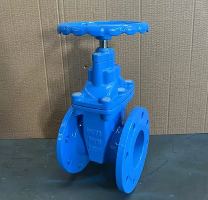 Öntöttvas felfutó szárú tolózár DN100